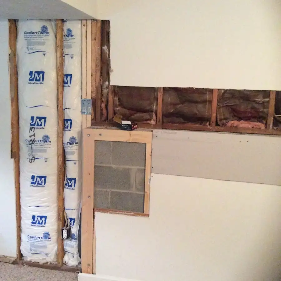 Wall insulation replacement during Contents Cleaning & Restoration in Port Lavaca